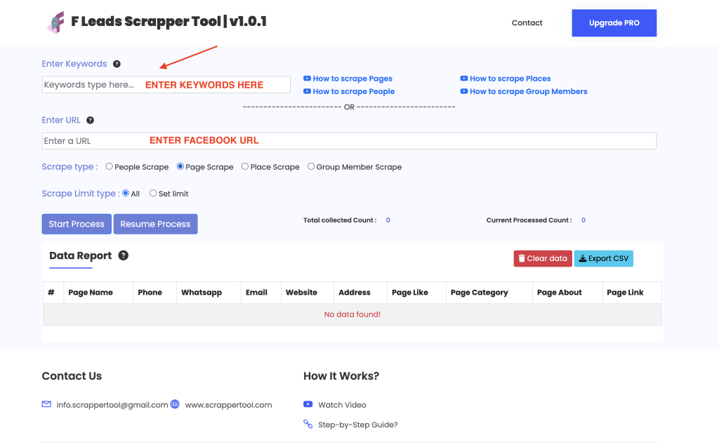 Facebook Scraper How to use FB Scraper Tool ScrapperTool